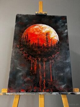 Bad Moon rising 50x70 cm