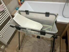 Vanička Stokke Flexi Bath transparent Green stojan a lehatko - 1