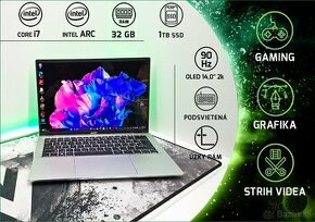 14,0" 2K OLED 90Hz Acer Swift i7 Ultra/32GB/Intel ARC/1TB - 1