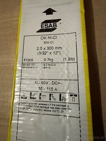 Elektródy Esab typ OK Ni-Cl OK 92.18