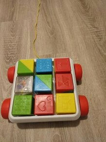 Fisher Price Vozík s kockami