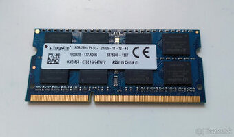 SODIMM DDR3L 8GB 1600MHz Kingston