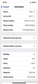 Predám pekný iPhone 11 pro 256gb