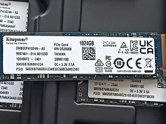 1TB / 512GB / 256 Samsung, Kingston, SK Hyn, WD-Zaruka 12/26