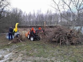 AKCIA Čistenie pozemkov– pílenie stromov a mulčo