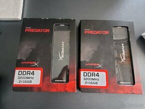 Predám pamäte 64GB DDR4 KINGSTON HyperX Predator 3200 Mhz - 1