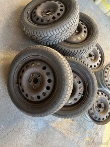 Predám zimne gumy 5x112  195/60 R16C