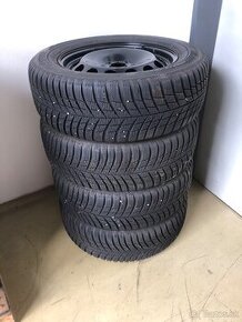 Zimné pneu + plechové disky 5x112 r16