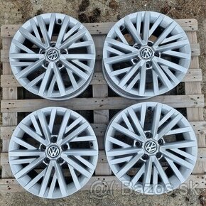 ORIGINÁL VW HLINÍKOVÉ DISKY 5x112 R16 - 1