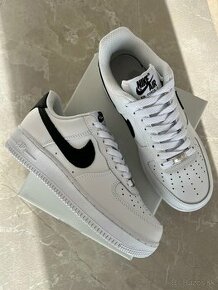 Nike Air Force 1 bielo čierne tenisky