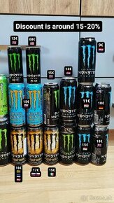 Monster Energy plechovky PLNÉ