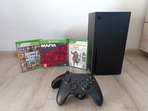 XBOX Series X 1TB + DVD + HRY + OVLÁDAČ