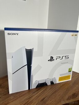 PS5 Slim + 2 ovládače nerozbalena 2 roky záruka