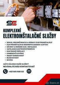 Elektroinštalácie Košice, Elektrikar Košice