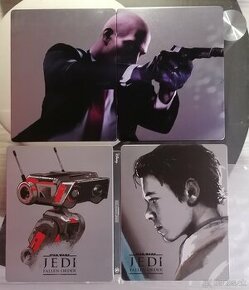 2x Steelbook Hitman 2 a Star Wars Jedi Fallen Order