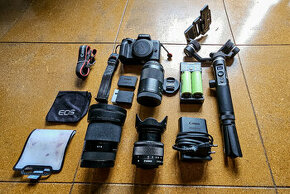 Foto video bundle Canon eos m50 + 3 objektívy