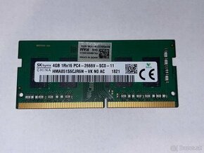 RAM hynix 4GB 1Rx16 PC4-2666V-SC0-11