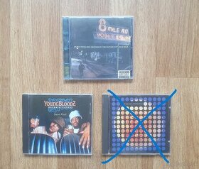 Prodám 1.CD Eminem - 8 Mile 2.CD Youngbloodz-Drankin Patnaz - 1