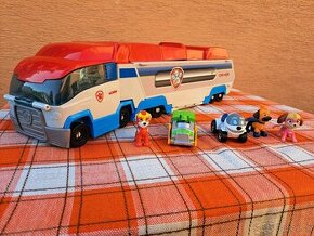 Paw Patrol Tlapková patrola transporter dráha 2v1