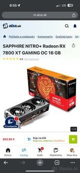 SAPPHIRE NITRO+ Radeon RX 7800 XT GAMING OC 16 GB