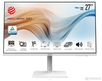 LCD monitor 27" MSI Modern MD271PW v záruke