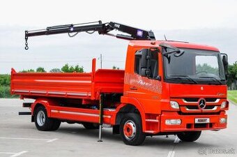 MERCEDES ATEGO 1224 TROJSTRANNÝ SKLÁPAČ + HYDR. RUKA EURO-5 - 1