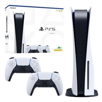 Playstation 5 (disková verzia s dvomi ovládačmi)