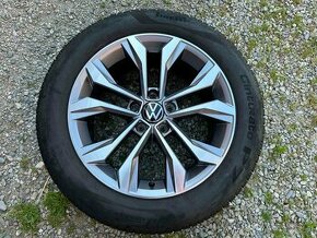 Alu disky s pneu 17" 5x112 volkswagen R-line originál