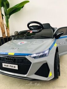 Detské elektrické autíčko RS6 polícia GT