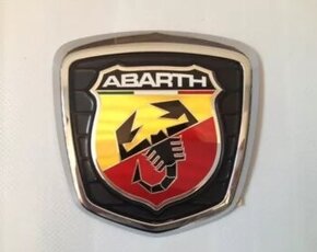 Abarth 500 zadný znak chróm 735627436