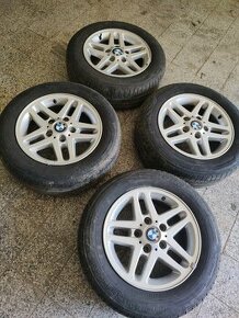 P: disky BMW 5x120 15" 195/65R15 letné pneumatiky - 1