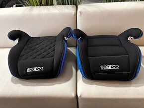 Detský podsedák SPARCO 15-36Kg - Čierno-modrý