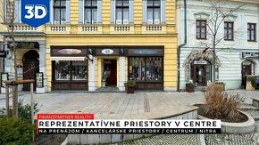 Prenájom - 3 kancelárske priestory, Centrum, Nitra - 1