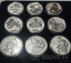 Marvel - investične striebro Tuvalu 1oz