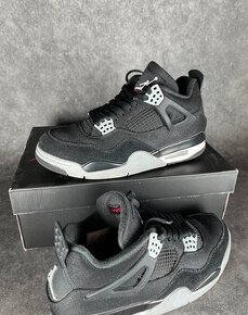 Jordan 4 Black Canvas