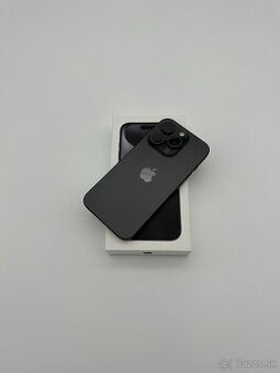 iPhone 15 Pro 128GB Black Titanium + ZÁRUKA + POISTENIE