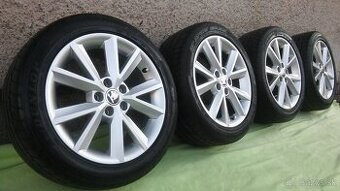 orig el 5x100 r16 Škoda model Antia + let 215/45 r16 Dunlop