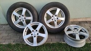 hlinikove disky DEZENT r16 5 x 114,3 215/65 DUNLOP