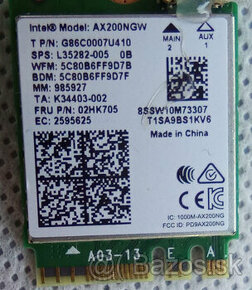 wifi 6 modul do M.2 Intel AX200 - 1