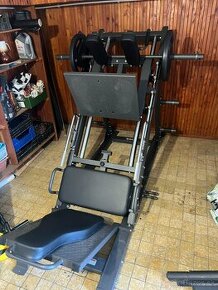 Posilňovací stroj na činky TRINFIT Leg press + Hack squat D7 - 1