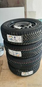 Nové zimné pneu 205/60 R16 + nové disky, 5×112 R16