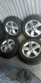 alu disky orig. SKODA 5X112 R17 pneu 215/65 6mm - 1