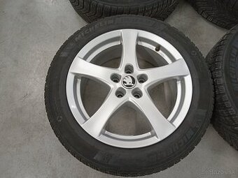 Predam zimne ALU 5x112 R17 7J ET35 BORBET SKODA SUPERB