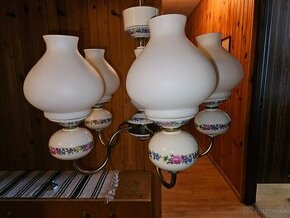 Vidiecky porcelánový luster - 1