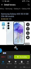 Samsung galaxy a 55 5 g pamäť 256 GB