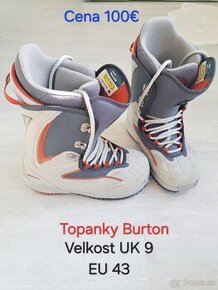 Burton snowboardove topanky.