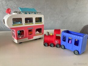 Peppa pig karavan a vlak