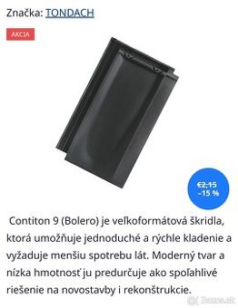 Skridla Tondach bolero antracit