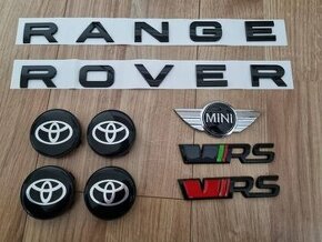 Napis RANGE ROVER, SKODA VRS, MINI COOPER - 1