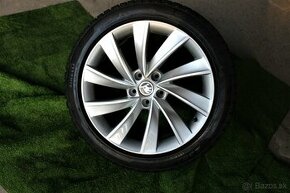 18”----ORIGINAL----ŠKODA---SUPERB---5x112 R18-----ZIMNA SADA - 1